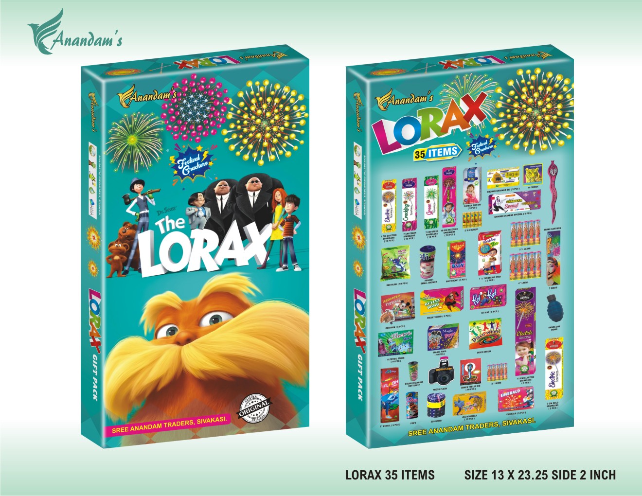 Krish Crackers LOREX 35 Items Gift Pack
